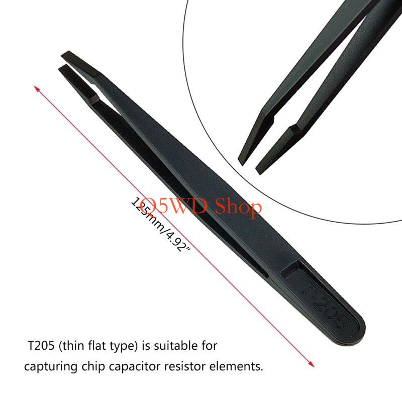 Q5WD 8 Pieces Tweezers Plastic - Electronics Repair Hobby ulasan dan harga