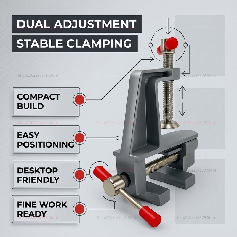 Aluminum Mini Table Bench Vice - Electronics Repair Hobby ulasan dan harga