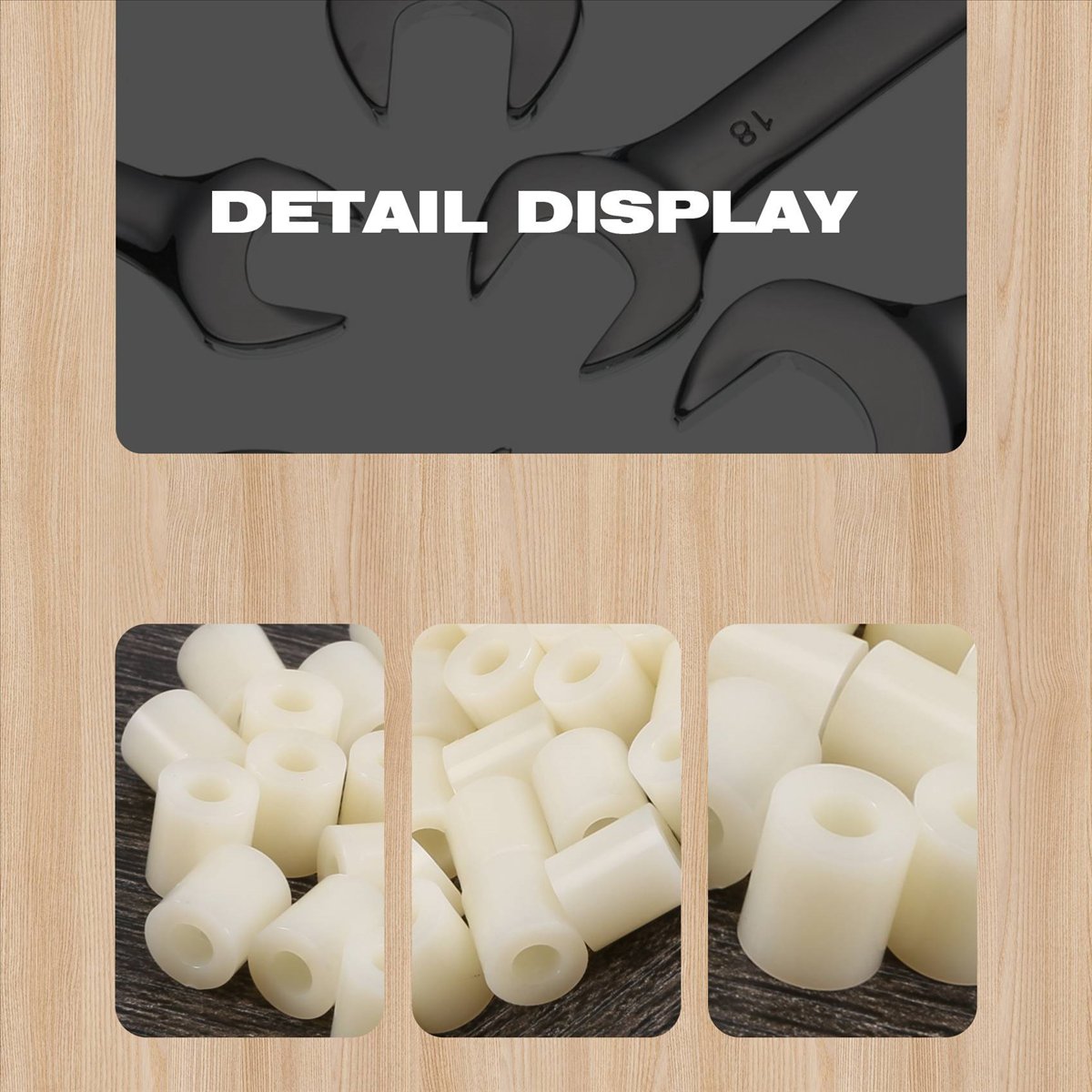 ABAN 7mmx3.2mmx8mm Nylon Stand - Pcb Holder Clamp ulasan dan harga