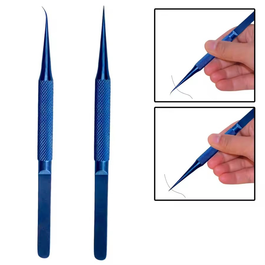 Titanium Alloy Anti-Magnetic T - Smd Tweezer Set ulasan dan harga