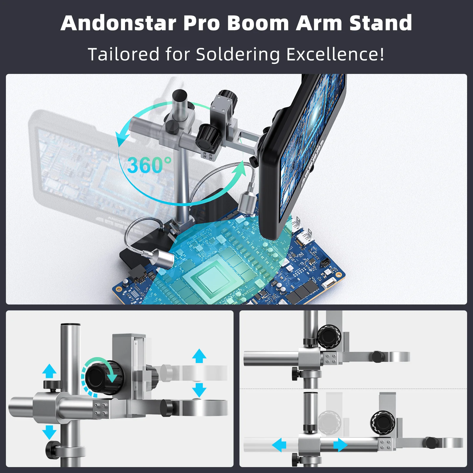 Andonstar AD210S-Pro 4K 60FPS  - Electronics Repair In Usa ulasan dan harga