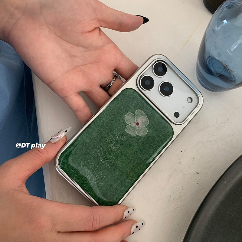 Ins Green Chamomile Small Flow - Back Cover Adhesive ulasan dan harga