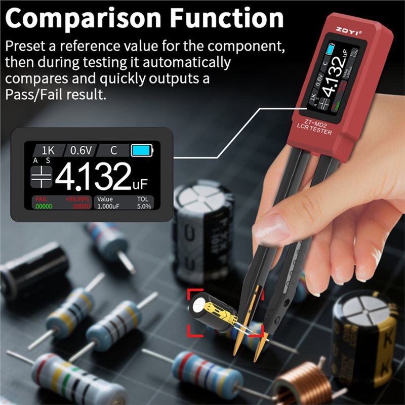 ZOYI ZTMD2 Intelligent Tweezer - Smd Tweezer Set ulasan dan harga