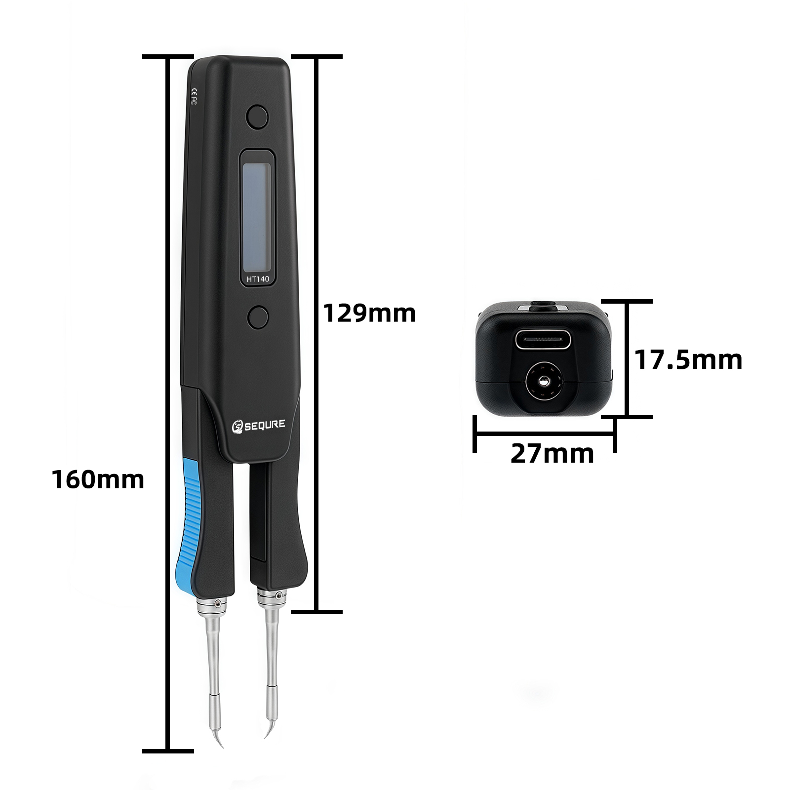 SEQURE HT140 2-IN-1 Electric H - Smd Tweezer Set ulasan dan harga