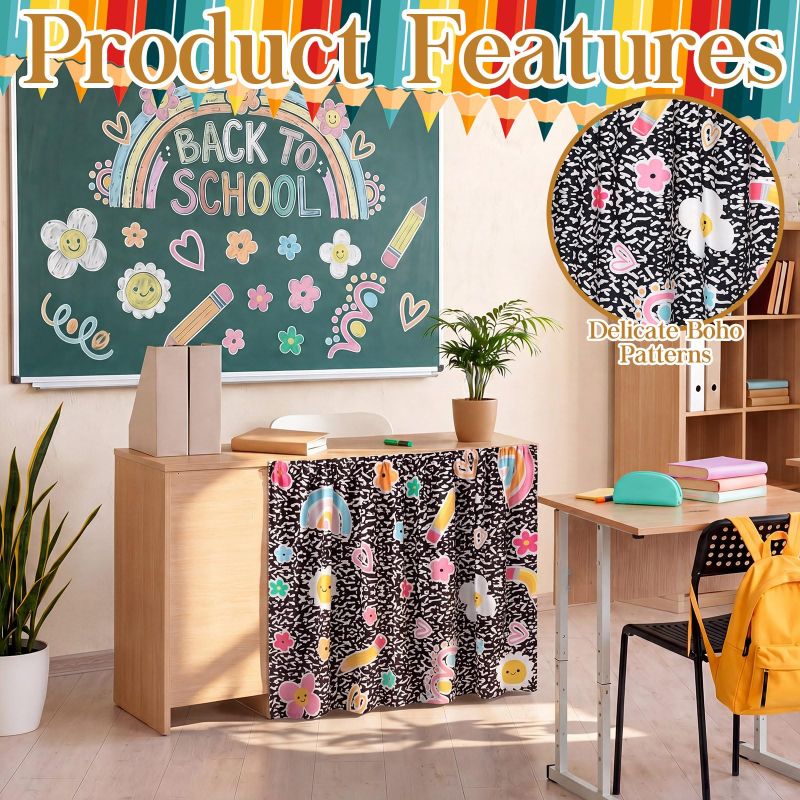 VIKAMA Back To School Cartoon  - Back Cover Adhesive ulasan dan harga