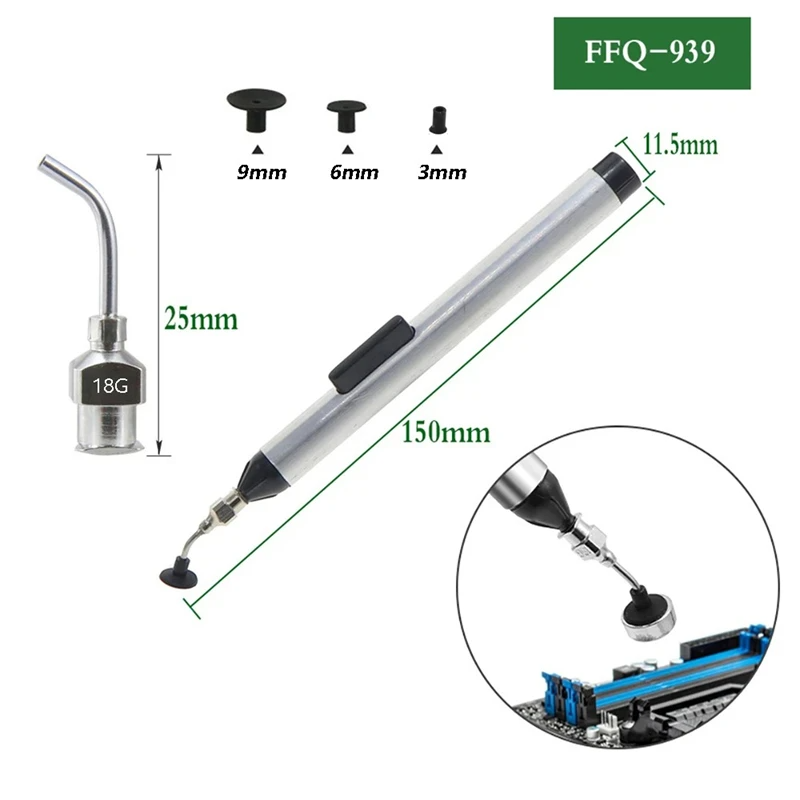 Manual Vacuum Suction Pen Kit  - Smd Tweezer Set ulasan dan harga
