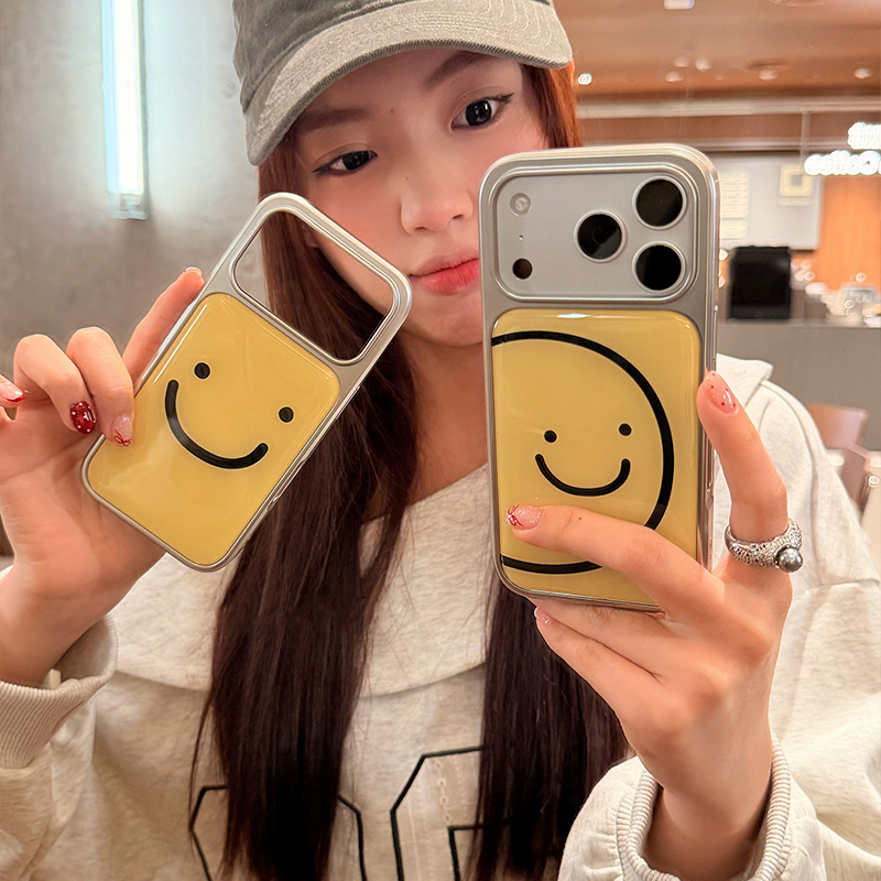 Ins Minimalist Lines Smiling F - Back Cover Adhesive ulasan dan harga