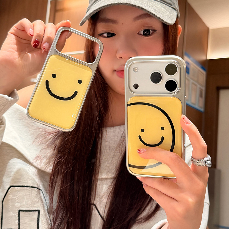 Ins Minimalist Lines Smiling F - Back Cover Adhesive ulasan dan harga