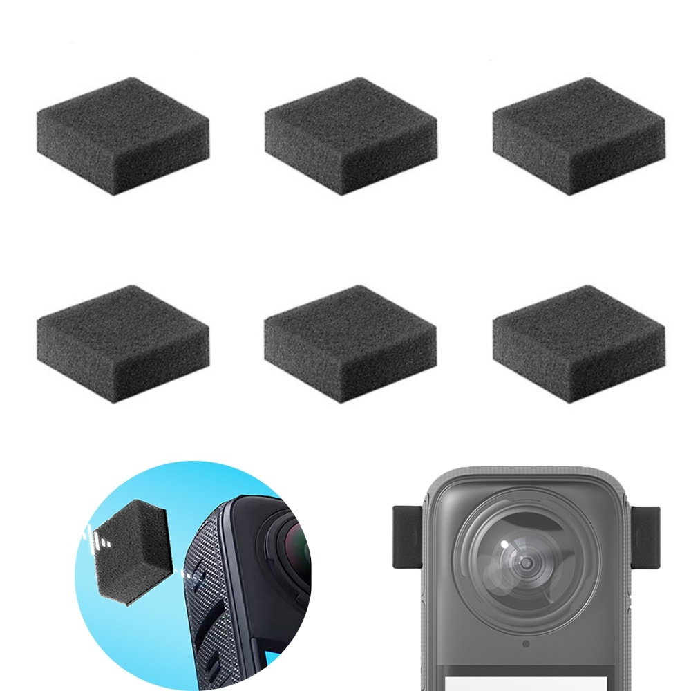 6Pcs Mic Windscreen For Insta3 - Insta360 Camera X3 ulasan dan harga