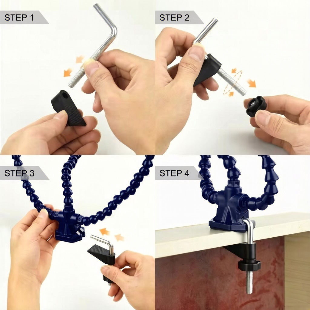 Soldering Station Helping Hand - Pcb Holder Clamp ulasan dan harga